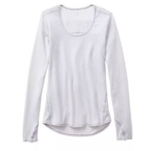 Athleta Shadow Stripe Chi Top